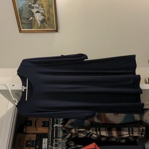 Navy blue dress size Medium but runs slightly big
